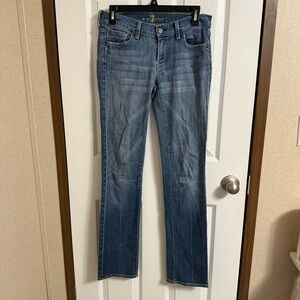 74AMK women straight jeans sz 27
